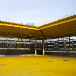 Aussenbereich TU München Umfüllstation 